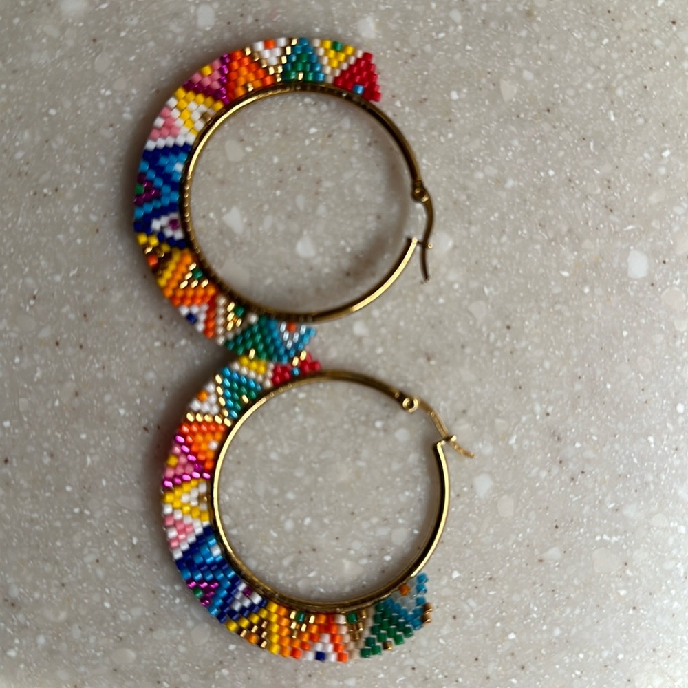 Ink + Alloy Hoop Earrings